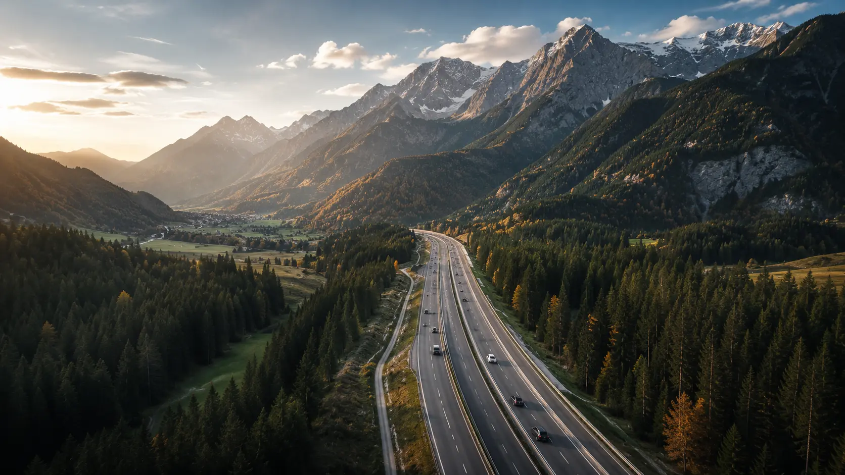 Fahrzeugüberstellung Route durch Österreich
